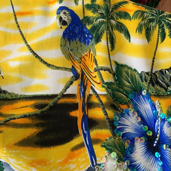Tropical Print Swimsuit CoverUps size M - Picture 10 of 13